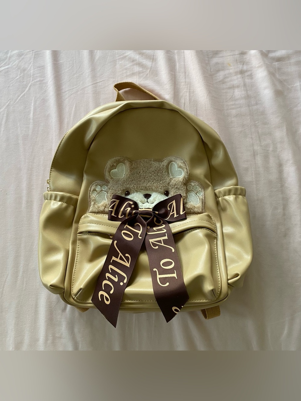 To Alice Kawaii EGL Lolita Fashion Jfashion Coquette Bear Backpack